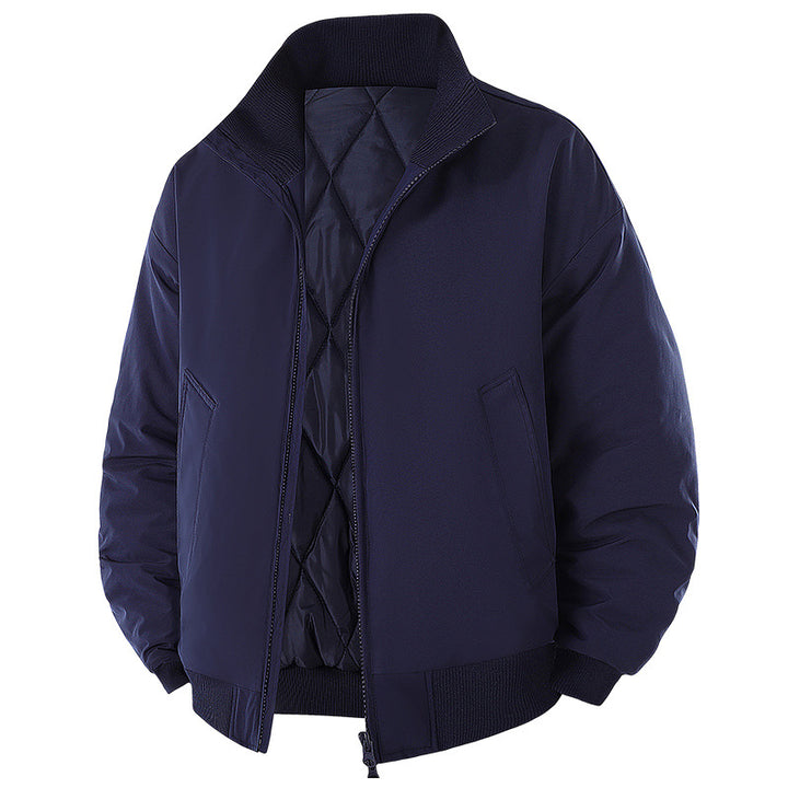 Herren modische Steppjacke mit hohem Kragen Echoarchiv