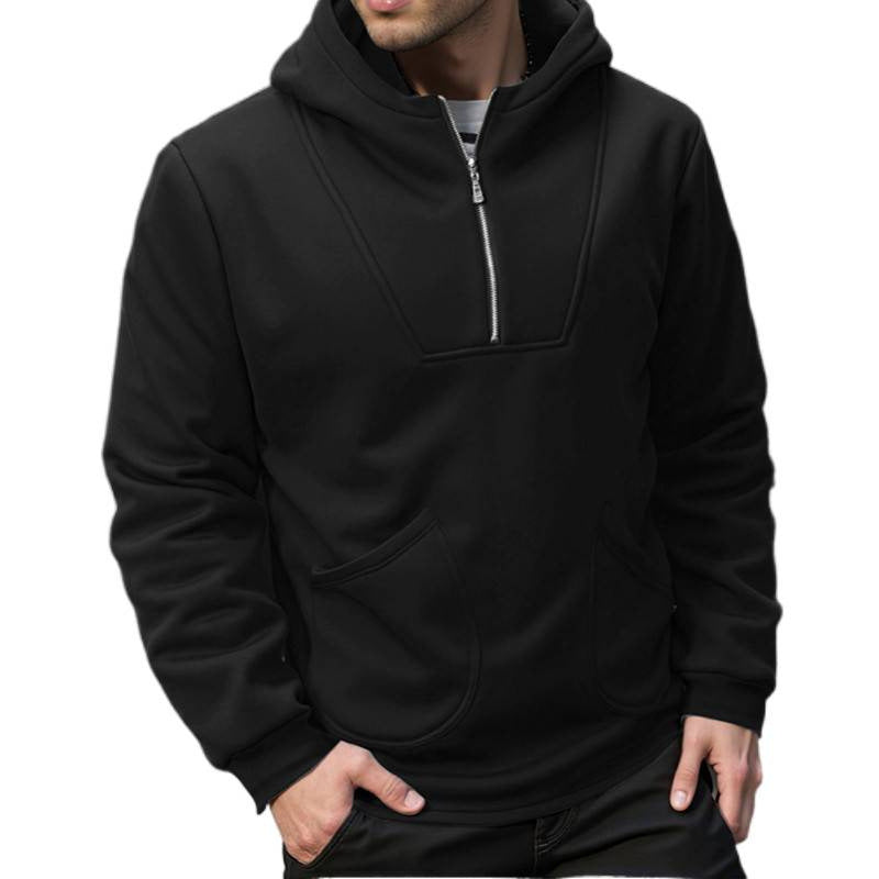 Herren Kapuzenpullover mit innovativem Design und praktischem Reißverschluss Echoarchiv