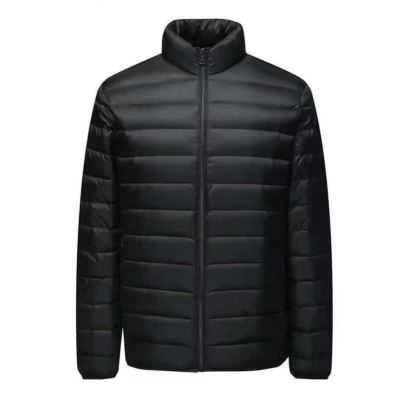 Herren nan ultraleichte Packbare Microsteppjacke mit Stehkragen, wattierter Isolierung und windabweisender Hülle Echo Archiv