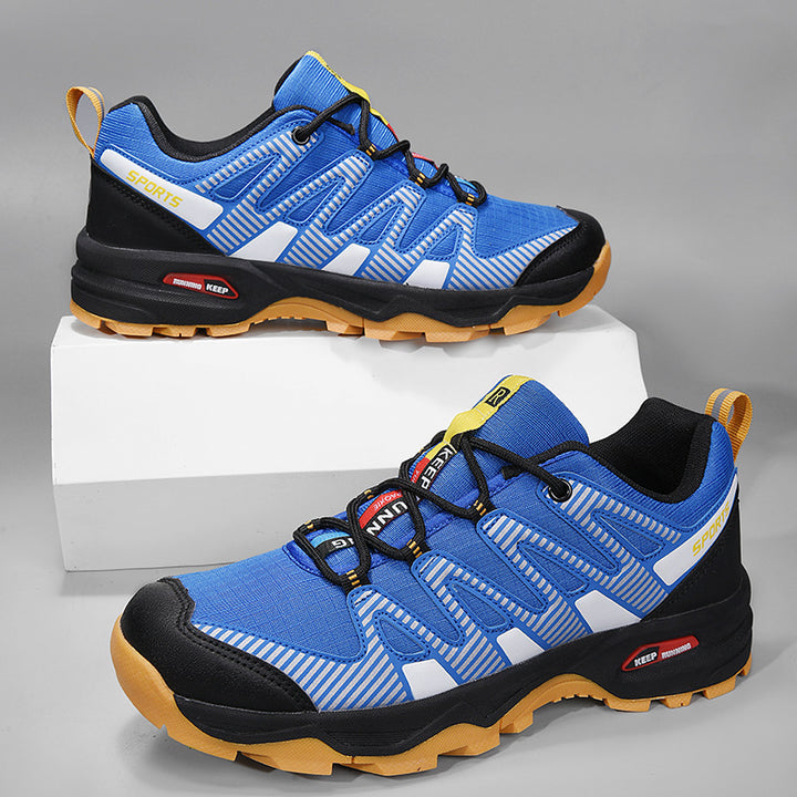Herren robuste Trail‑Hybrid‑Sneaker mit verstärkter Zehenkappe und griffiger Offroad‑Profilsohle – Tavélo