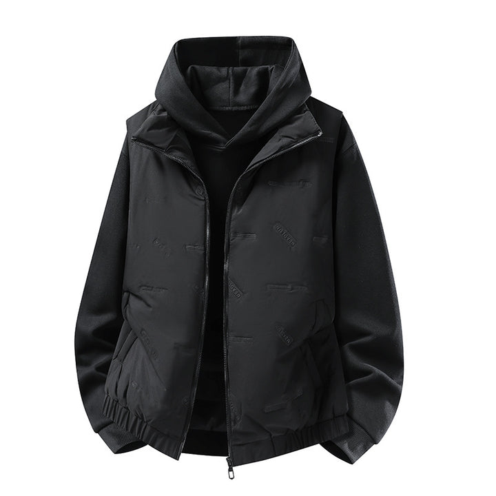 Herren Steppweste im urbanen Layering-Look mit Reißverschluss, elastischem Saum & Eingrifftaschen Echoarchiv