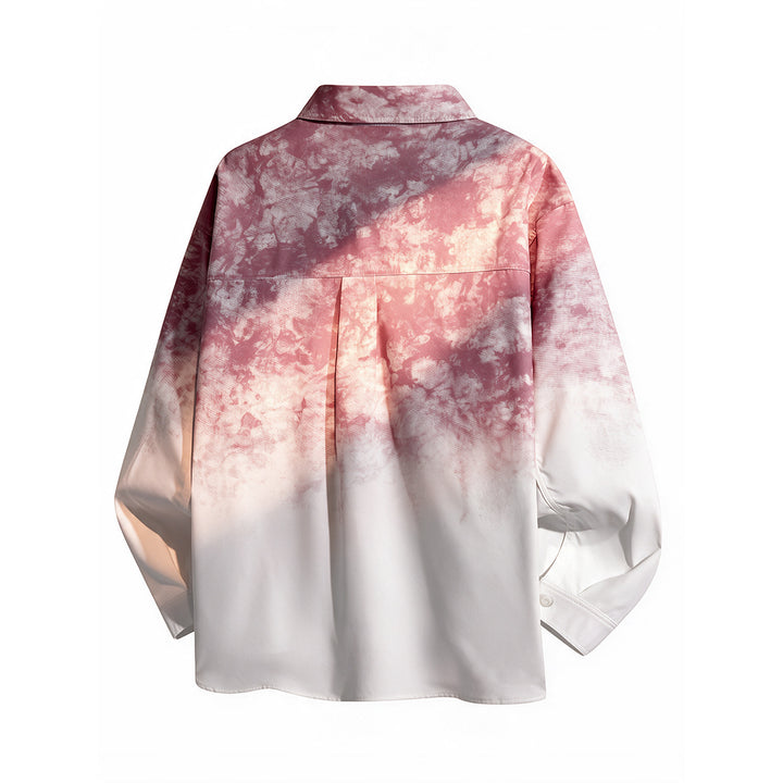 Damen Modische Overshirt-Jacke mit hohem Kragen und aufgesetzten Taschen Echo Archiv