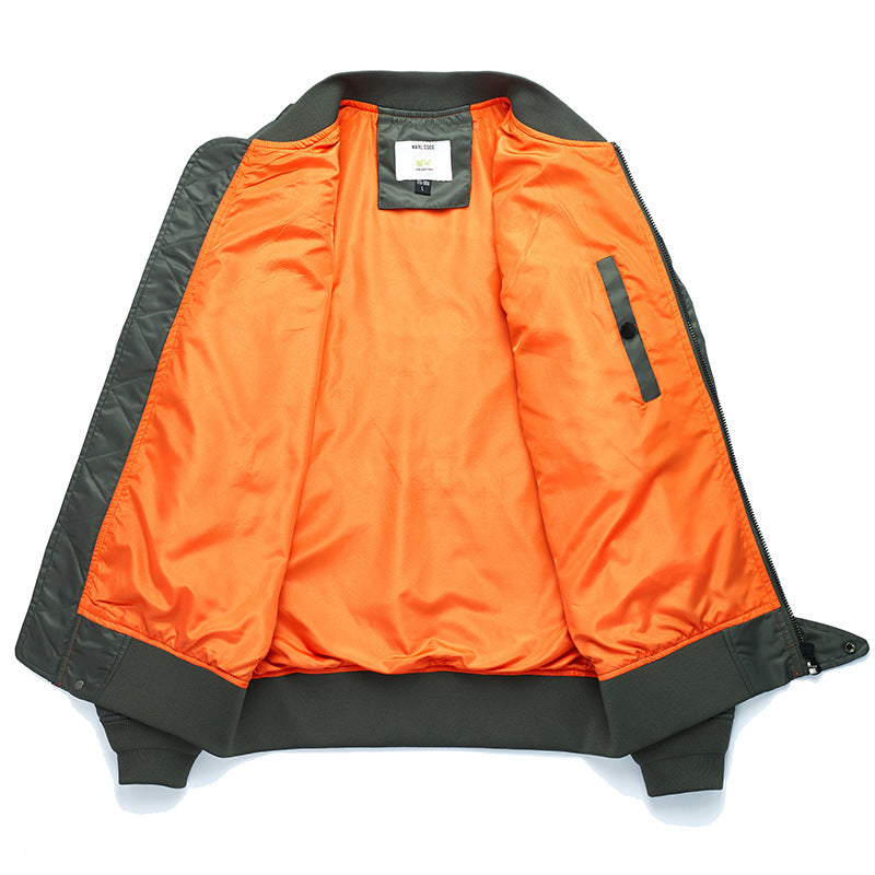 Herren Bomberjacke Pilotenblouson mit gestickten Fliegerapplikationen und windabweisendem Nylon Echoarchiv