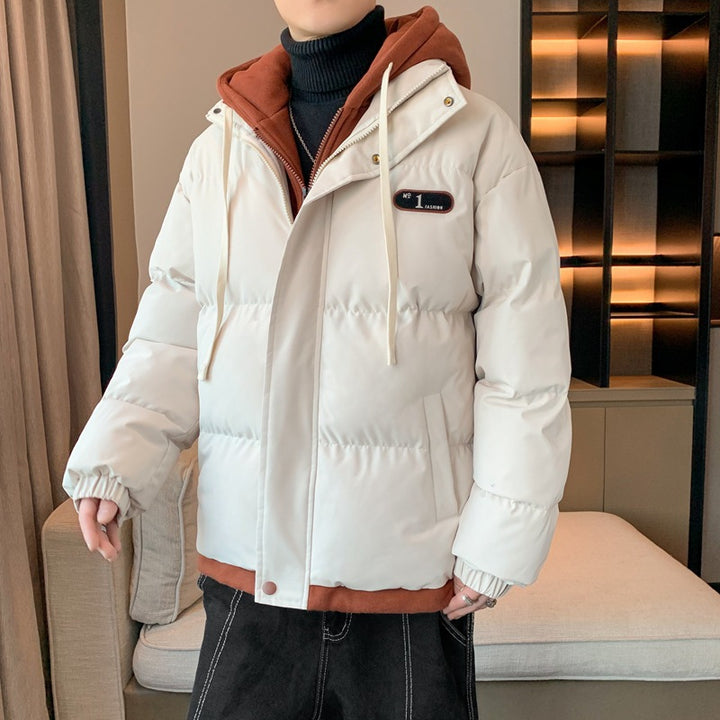Herren Winterjacke mit Kapuze und dickem Futter Echoarchiv