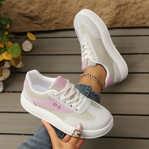Damen Plattform Sneakers mit sportlichem Chic und gepolstertem Innenfutter Echo Archiv
