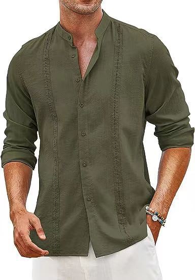 Herren elegante Baumwollhemd Echoarchiv
