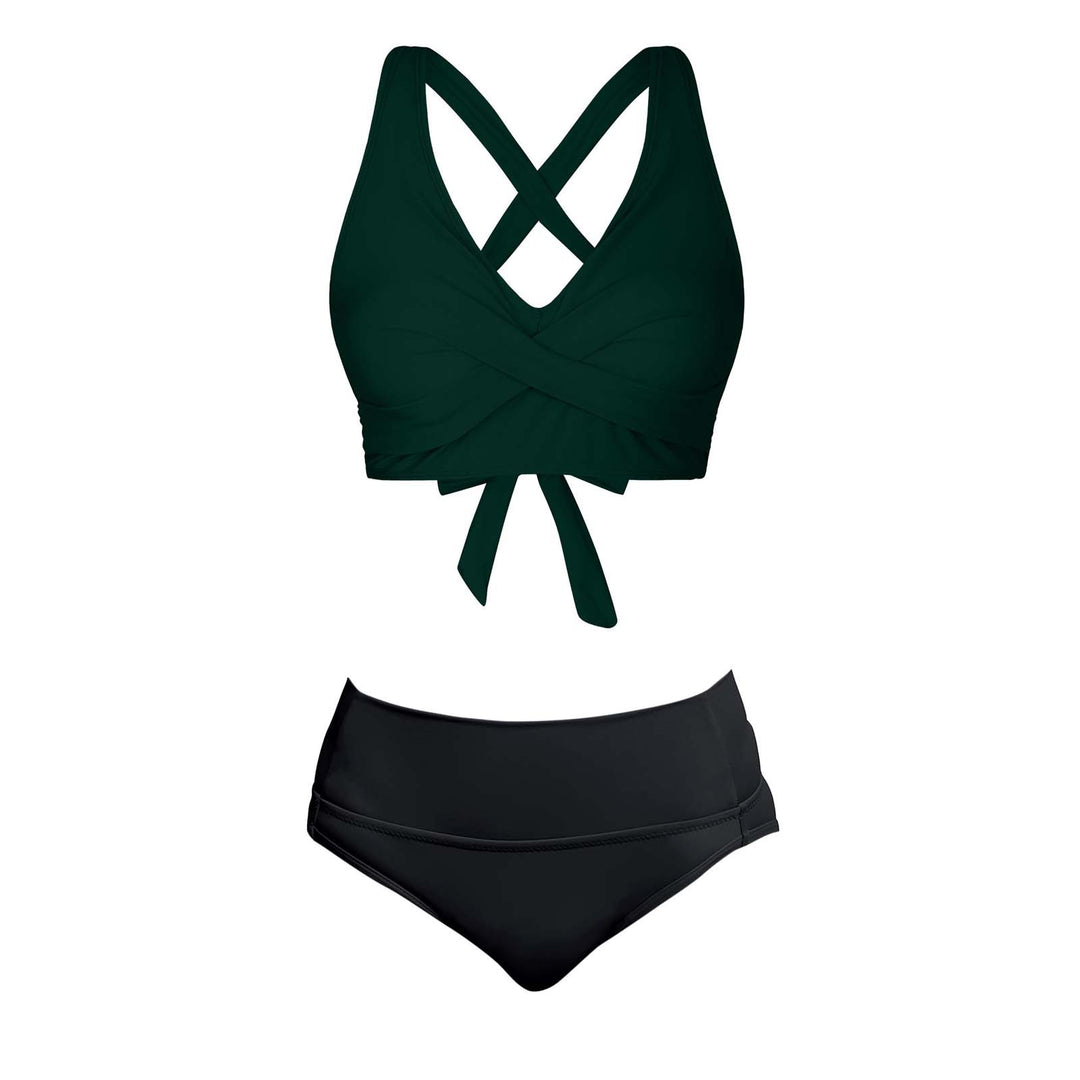 Damen Zweiteiliger Badeanzug mit floralem Design Echo Archiv