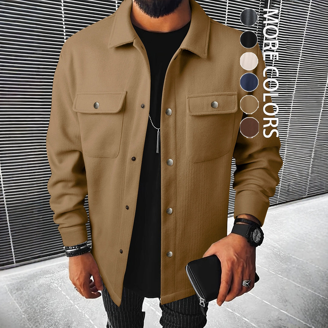 Herren Stilvolle Outerwear-Jacke mit einem modernen Look Echoarchiv