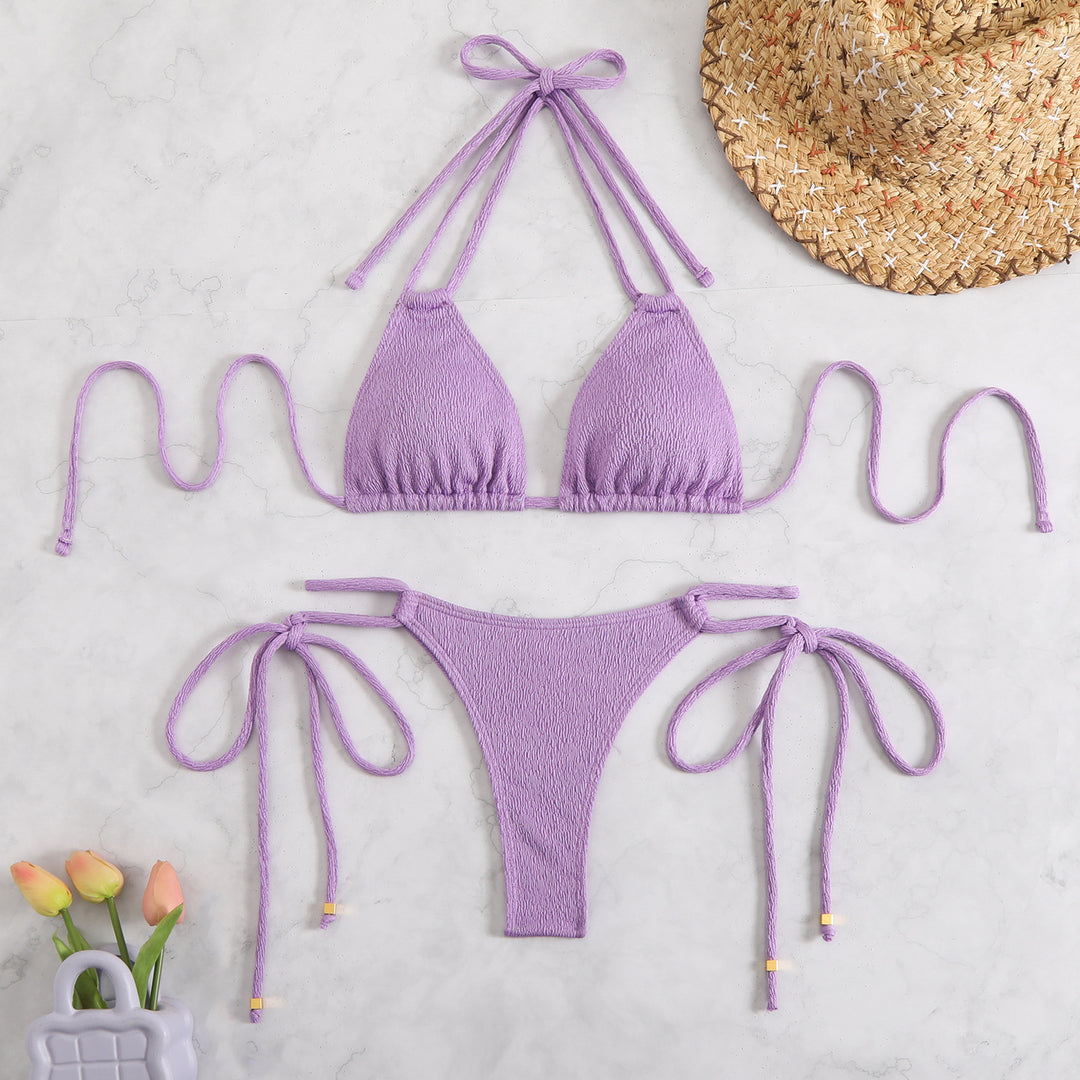 Damen Bikini-Set mit modernem Schnitt und verstellbaren Bändern Echo Archiv