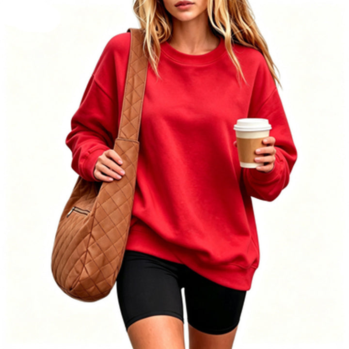 Damen Bequemer Oversized Sweatshirt Echoarchiv