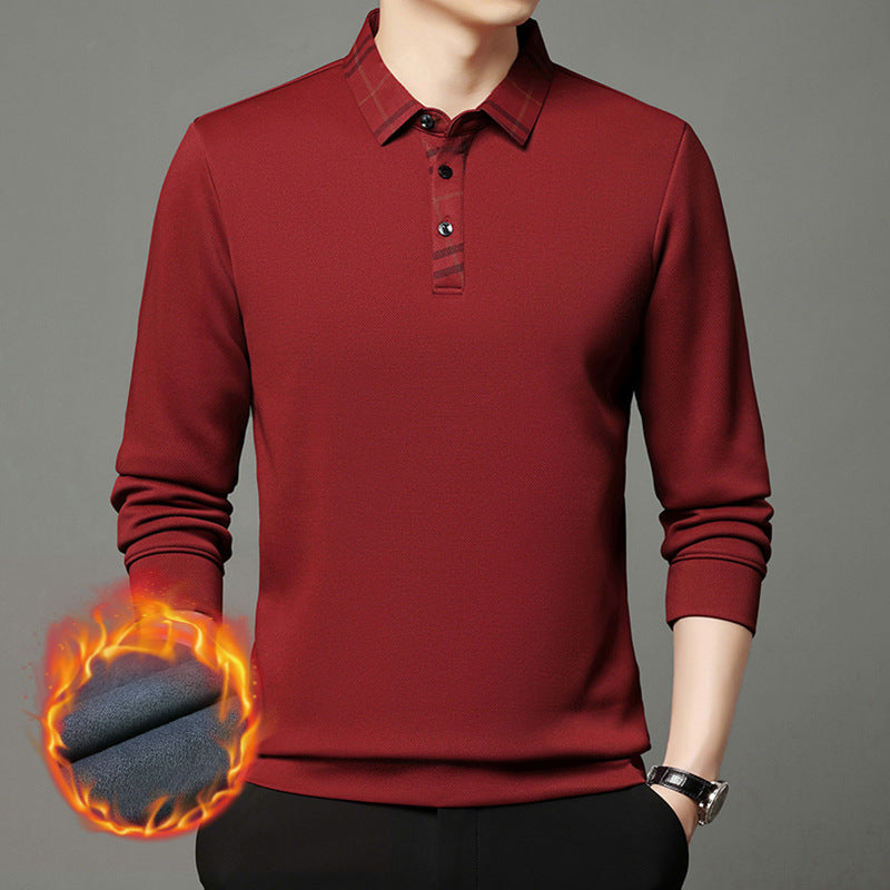 Herren funktionales Poloshirt mit strukturiertem Kragen Echoarchiv