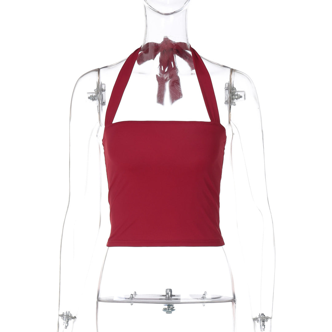 Damen Crop-Top mit Halteroberteil und eleganter Passform Echo Archiv