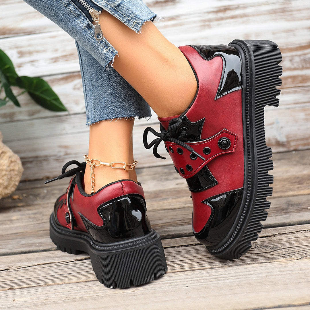Damen Modische und bequeme Schnürschuhe Echo Archiv