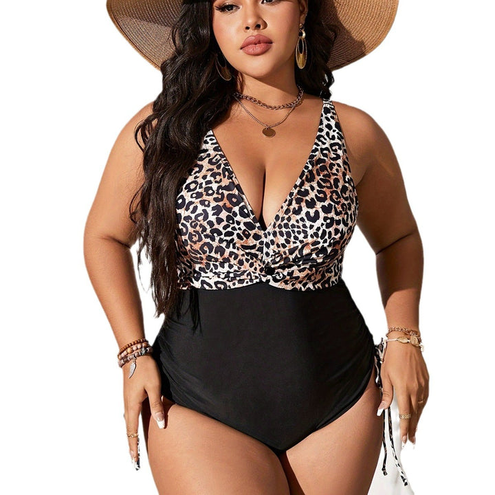 Damen Eleganter Badeanzug mit modischen Tiermotiven Echo Archiv
