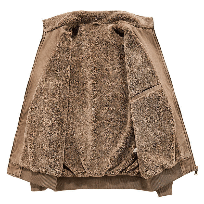 Herren Stilvolle Bomberjacke mit Fleecefutter Echo Archiv