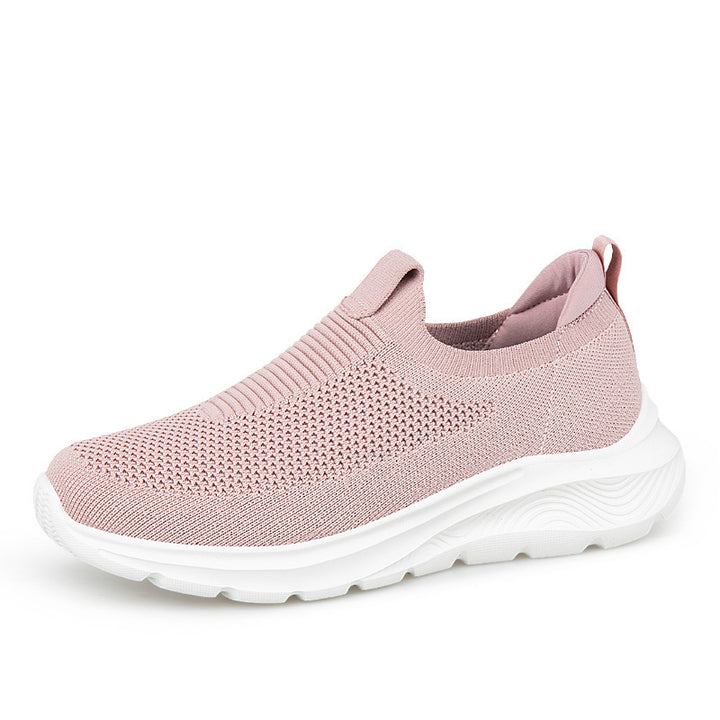 Damen nan nahtloser Strick-Slip-On mit elastischem Einstieg, gepolstertem Komfortfußbett und profiliertem Leichtlaufsohlen-Design Echo Archiv