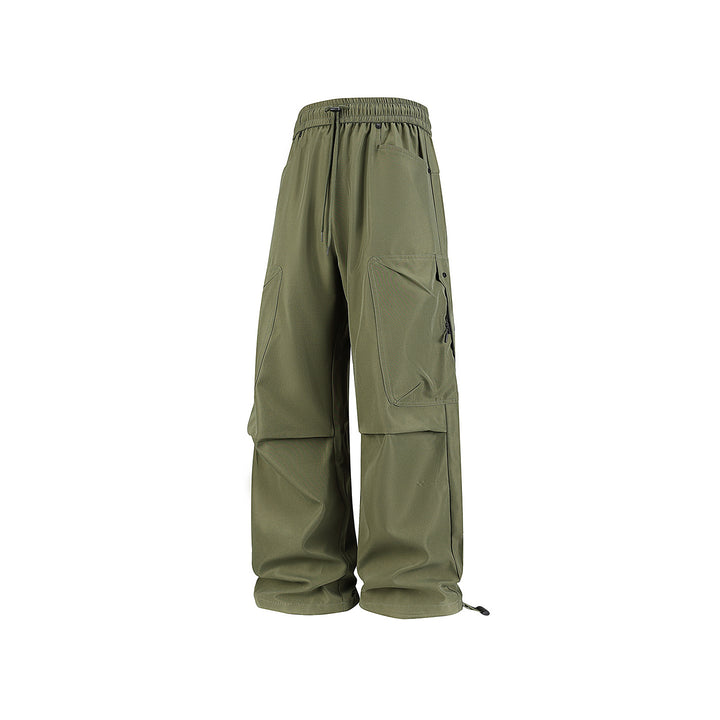 Herren Extraweite Utility-Cargohose im Joggerstil mit Tunnelzugbund und verstellbaren Beinabschlüssen Echo Archiv