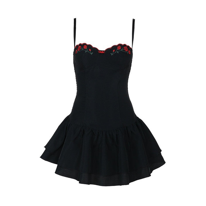 Damen Verspieltes Bustierkleid mit romantischen Rüschendetails Echo Archiv