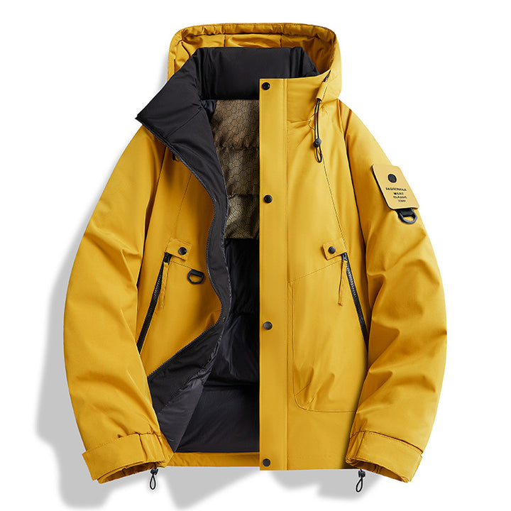 Herren Technischer Urbanparka mit Thermoisolierung und multifunktionalen Taschen Echo Archiv