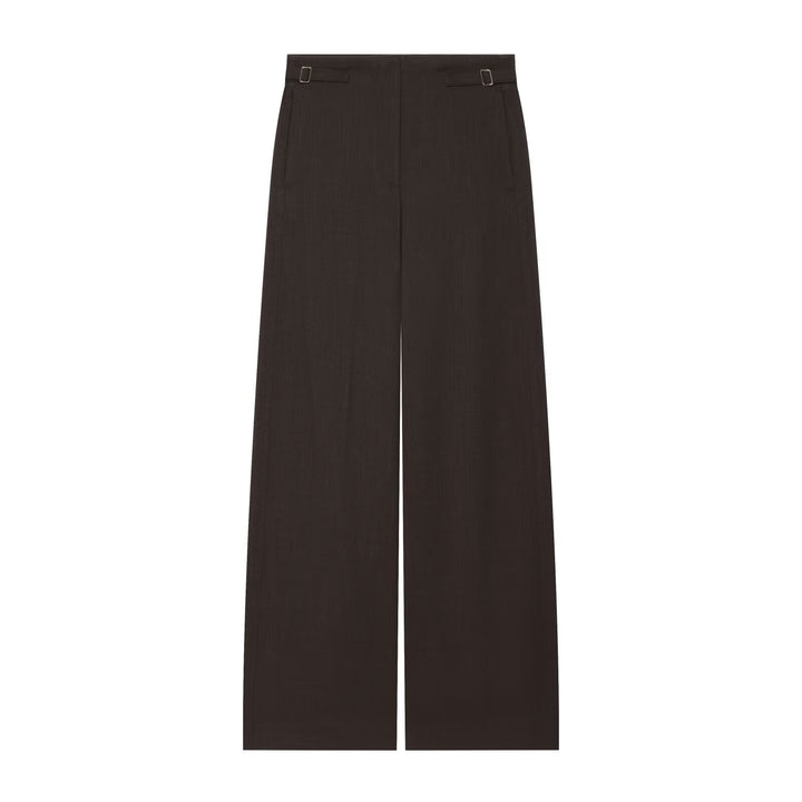 Damen Weite High Waist Culotte‑Hose mit klarer Frontnaht und seitlichen Taillenriegeln Echo Archiv