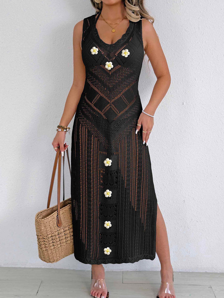Damen Häkel-Kleid mit floralem Design Echo Archiv