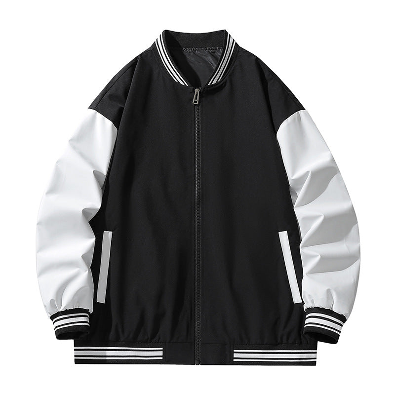 Herren sportliche Übergangsjacke mit gestreiften Ärmeln Echoarchiv