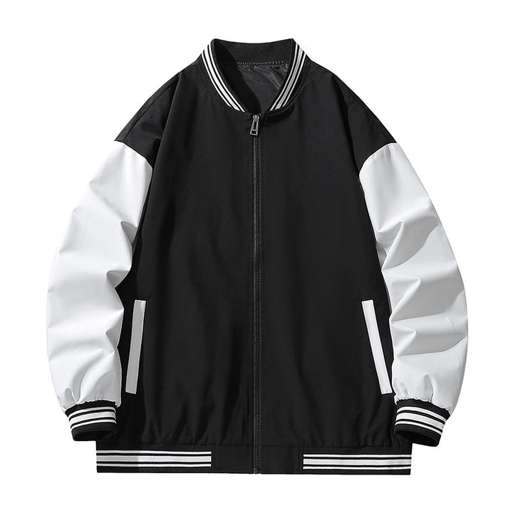 Herren sportliche Übergangsjacke mit gestreiften Ärmeln Echoarchiv