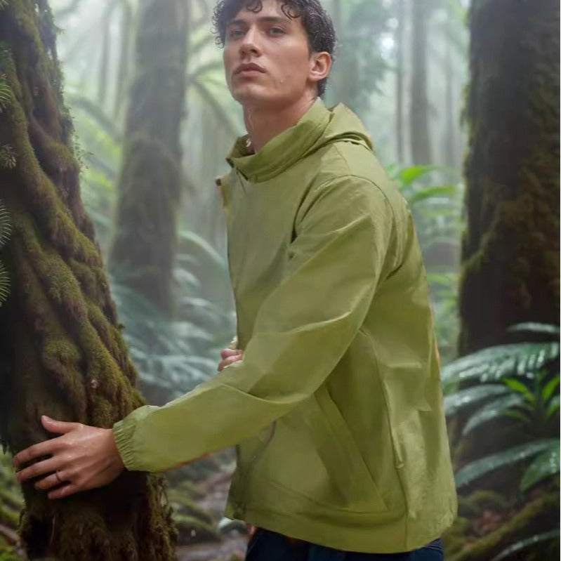 Herren wetterfeste Utility-Jacke mit verstellbarem Kapuzensystem Echoarchiv
