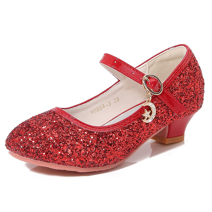 Mädchen Ballerina-Schuhe mit verstellbarem Riemen und Glitzer-Detail Echo Archiv