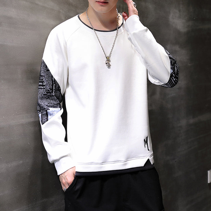 Herren modisches Sweatshirt mit einzigartigen Druckdetails Echoarchiv