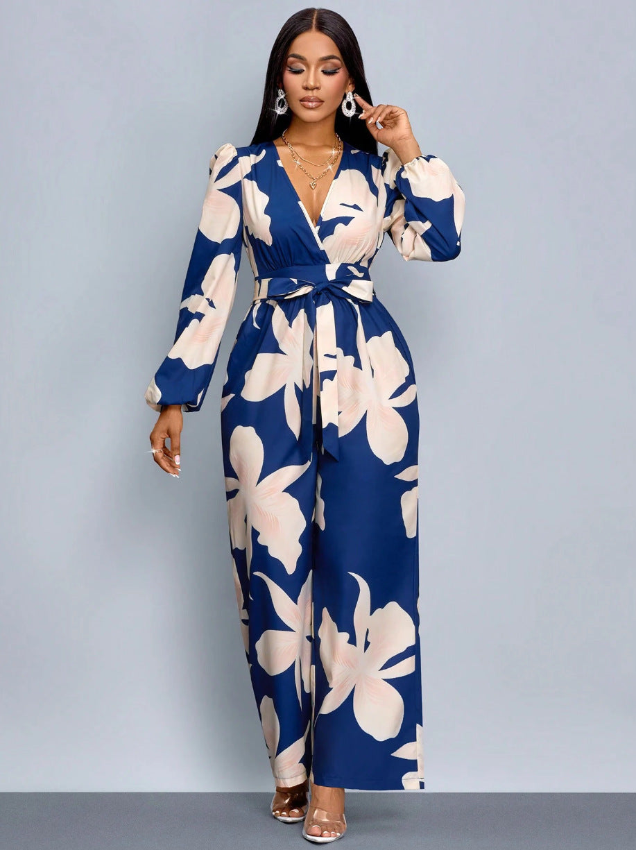 Damen Elegantes Maxikleid mit tiefem V-Ausschnitt und Novoline Echo Archiv