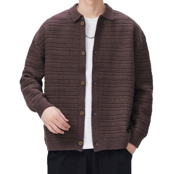 Herren Modische Strickjacke Echo Archiv