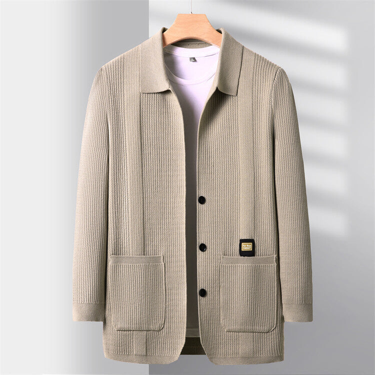 Herren lässige Strickjacke Echoarchiv