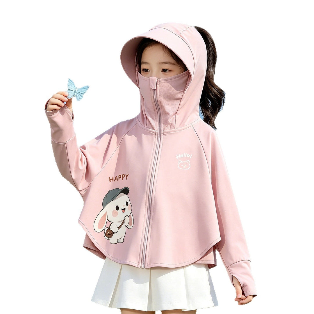Damen UV-Schutzjacke mit Kapuze und leichtem Baumwollmaterial Echo Archiv