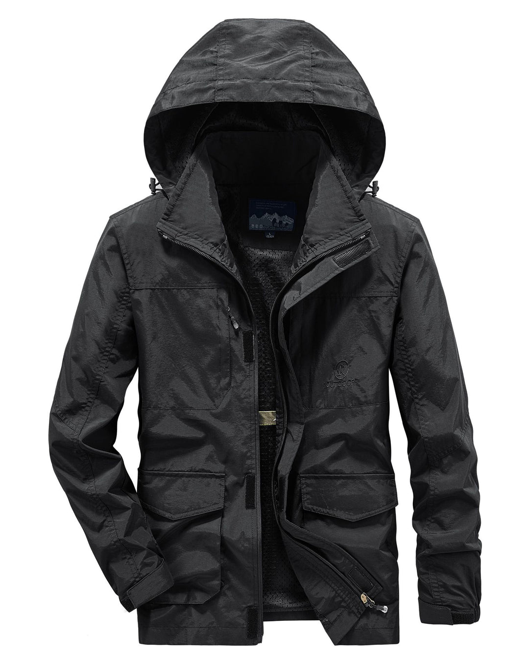 Herren Robuste Wetterjacke mit praktischen Taschen Echo Archiv