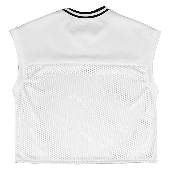 Unisex Atmungsaktives Mesh-Sporttop ohne Ärmel mit geripptem Polokragen Echo Archiv