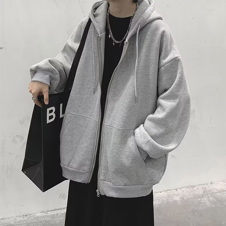 Damen Bequeme Oversized Kapuzenjacke Echoarchiv