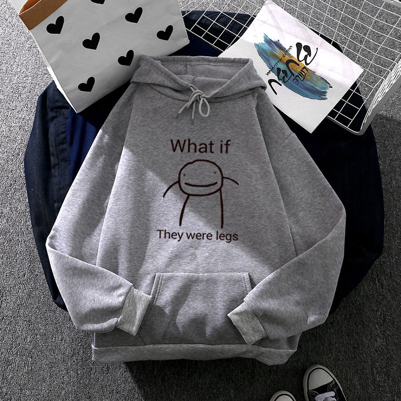Damen Kapuzenpullover mit minimalistischer Grafik, lockerer Oversize-Passform und Kängurutasche – Auréline