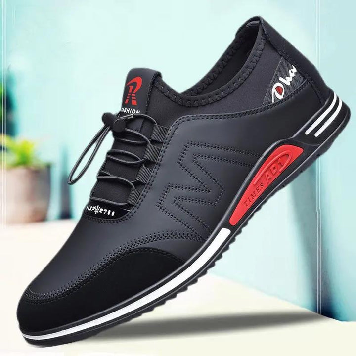 Herren Elastischer Freizeit-Sneaker mit Schnellzug-Lacing und stoßdämpfender EVA-Zwischensohle Echoarhiv