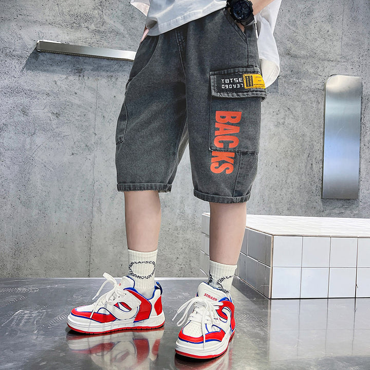 Unisex lässige Cargo-Shorts mit tiefen Taschen Echo Archiv