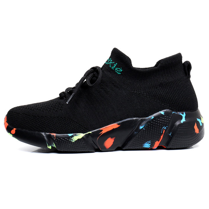 Herren nan sockenähnliche Strick-Sneaker mit nahtlosem Obermaterial und gedämpfter EVA-Plateausohle Echo Archiv