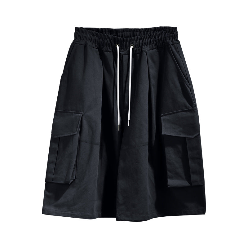 Damen nan Cargo-Midirock mit elastischem Tunnelzugbund und aufgesetzten Klappentaschen Echo Archiv