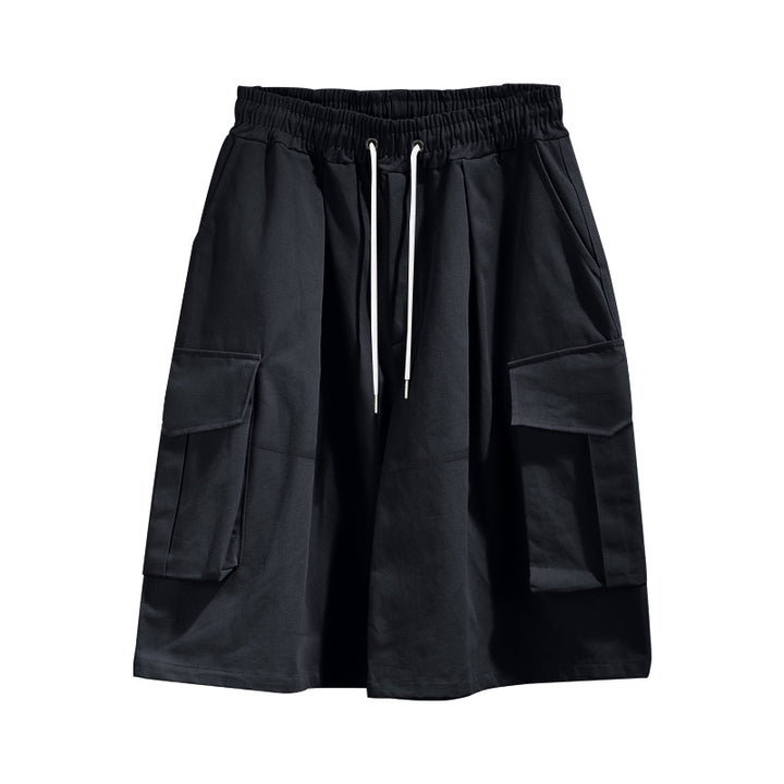 Damen nan Cargo-Midirock mit elastischem Tunnelzugbund und aufgesetzten Klappentaschen Echo Archiv