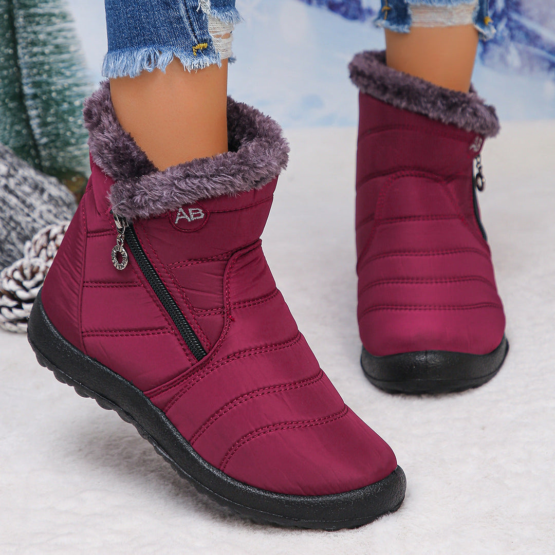 Damen Thermo-Winterstiefel mit kuscheligem Innenfutter und seitlichem Reißverschluss Echoarchiv