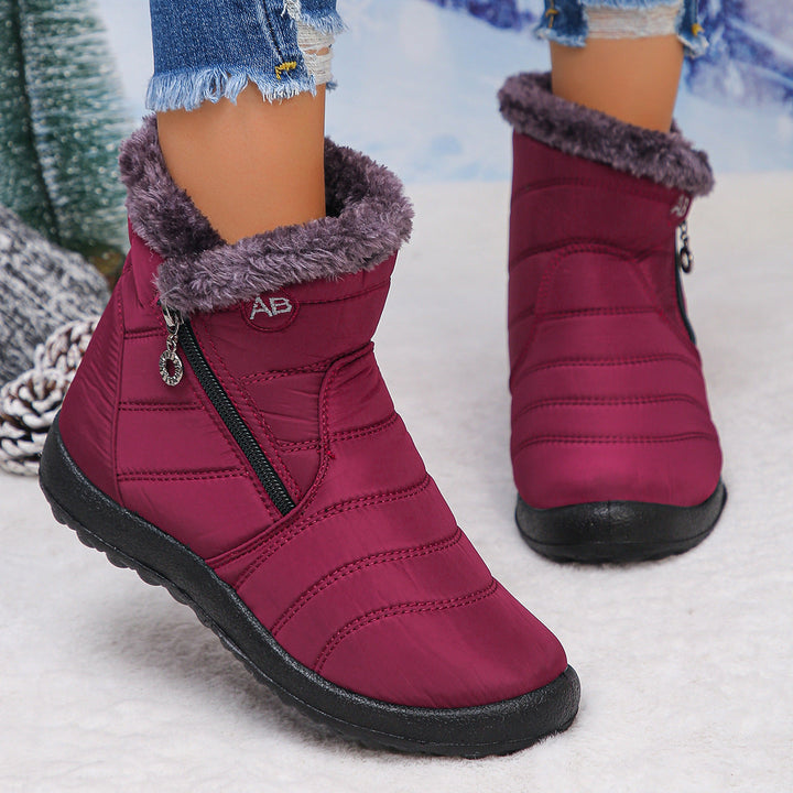 Damen Thermo-Winterstiefel mit kuscheligem Innenfutter und seitlichem Reißverschluss Echoarchiv