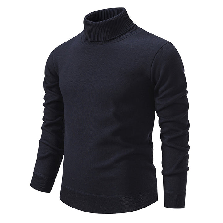 Herren schicker Rollkragenpullover aus hochwertiger Baumwolle Echoarchiv