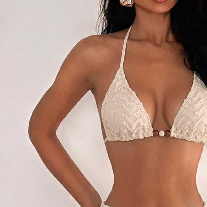 Damen Spitzen-Bikini-Set mit raffiniertem Wickelrock Echo Archiv
