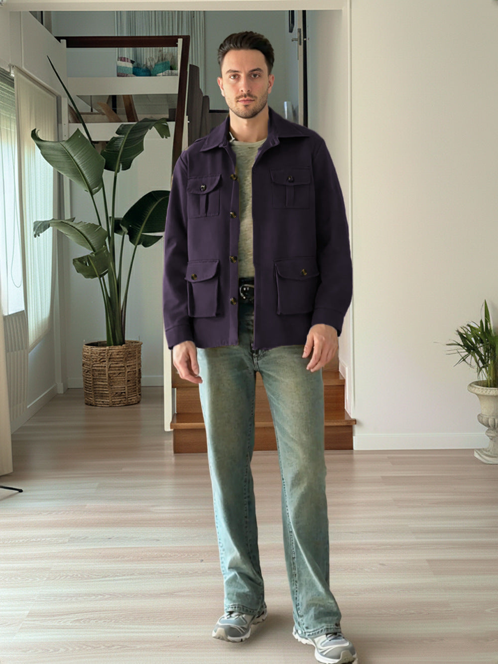 Herren vielseitige Utility-Jacke Echoarchiv