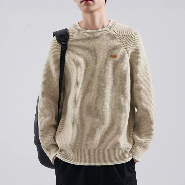 Herren Gemütlicher Strickpullover Echoarchiv