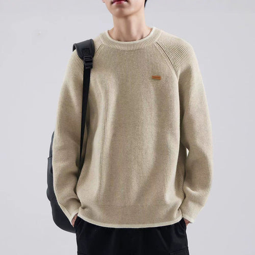 Herren Gemütlicher Strickpullover Echoarchiv